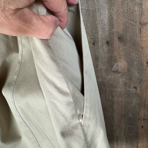 Elie Tahari Khaki Dress - Size 2 - Picture 7 of 15